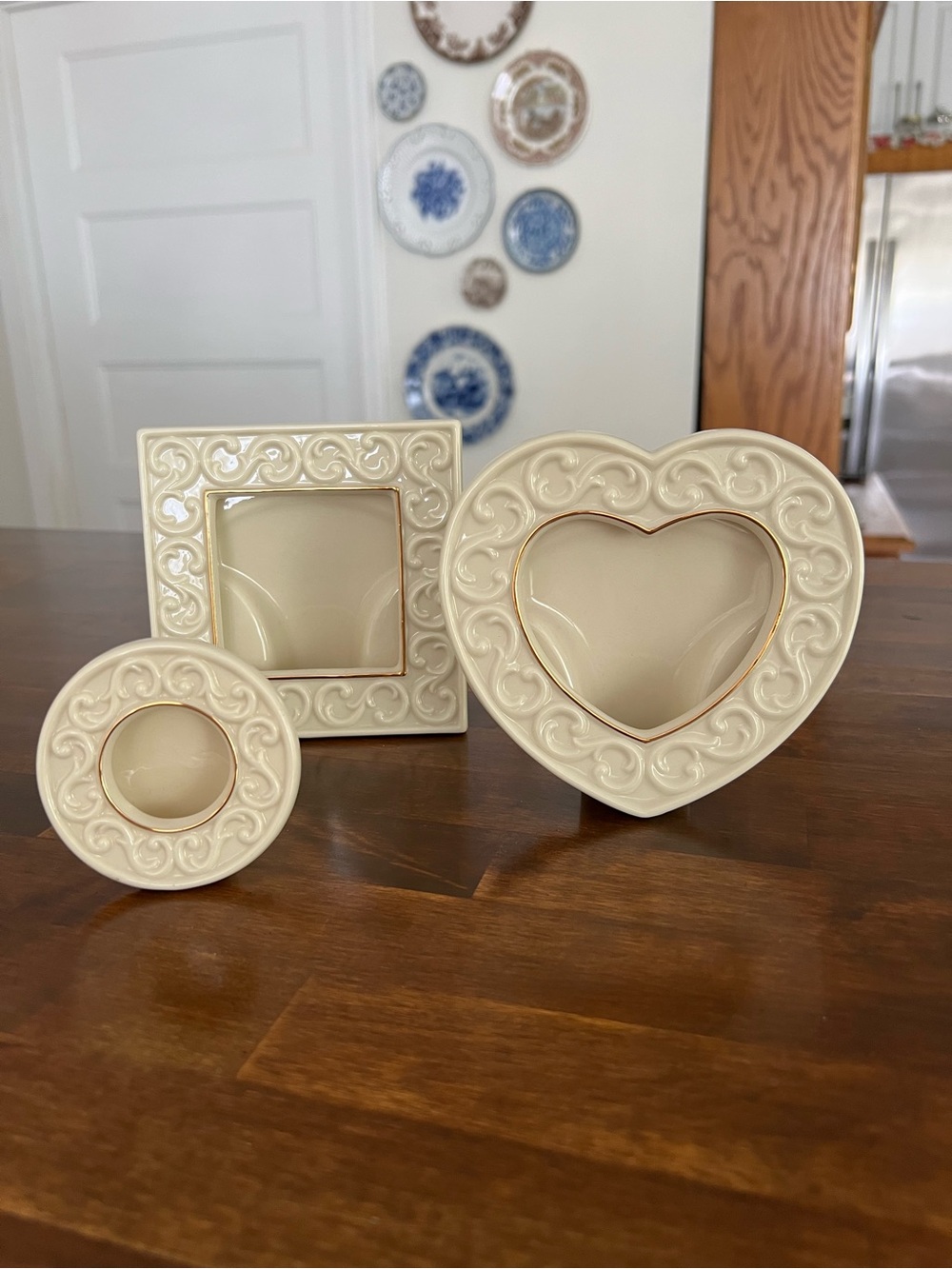 Lenox Porcelain Photo Frame Trio